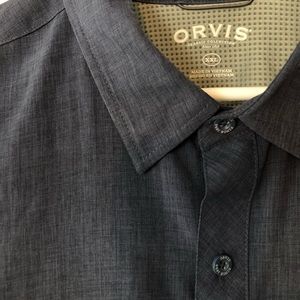 NEW Orvis XXL Blue Utility Button Down